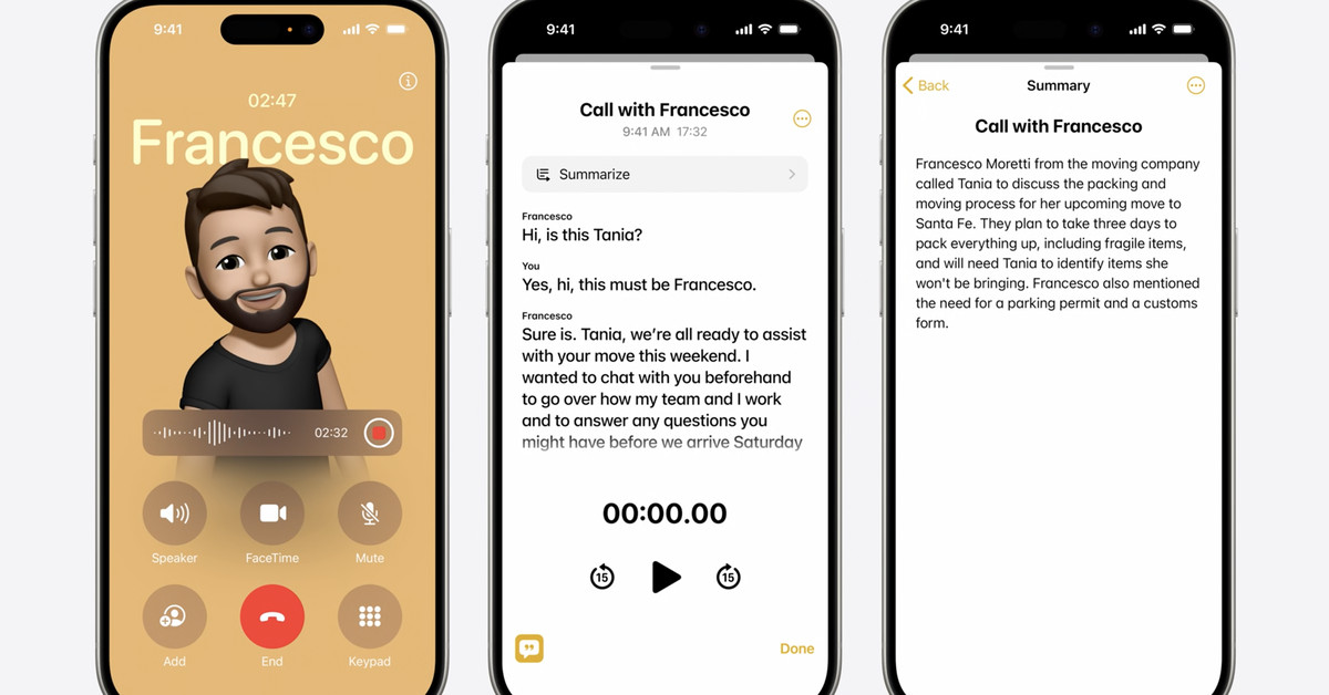 iOS 18 will can enable you to document calls — and tells all people for his or her privateness