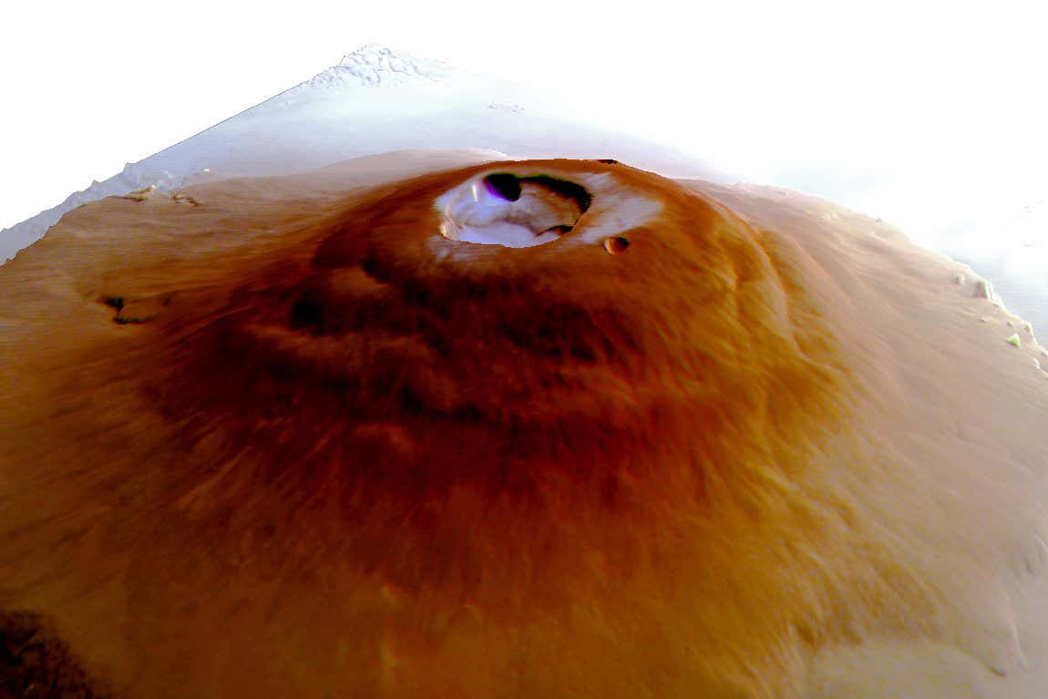 Primarily the most attention-grabbing volcanoes on Mars own frosted tips accurate by iciness