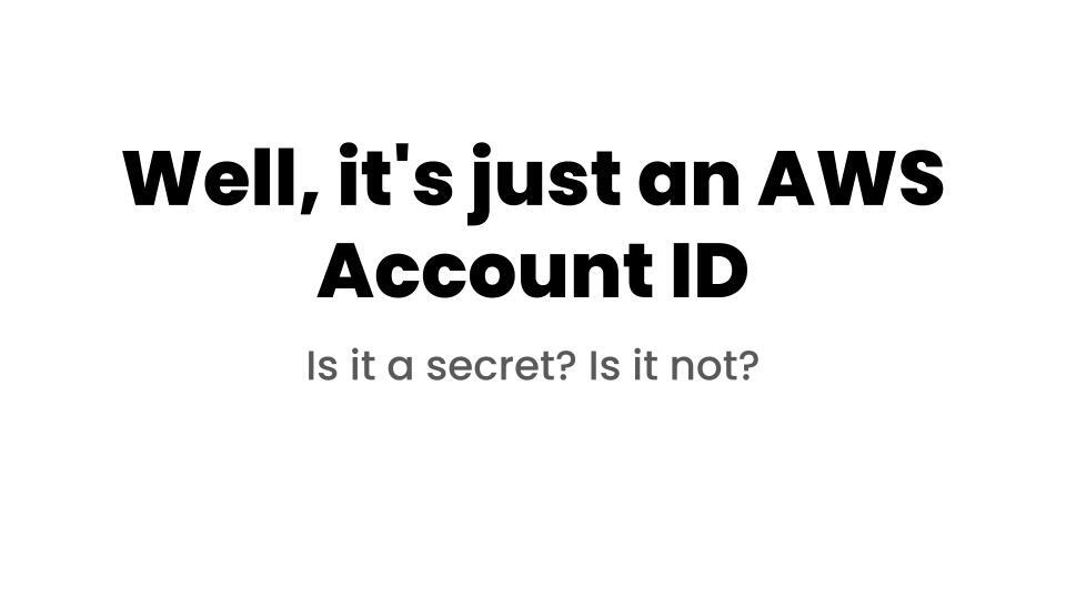 Well, it is correct an AWS Legend ID