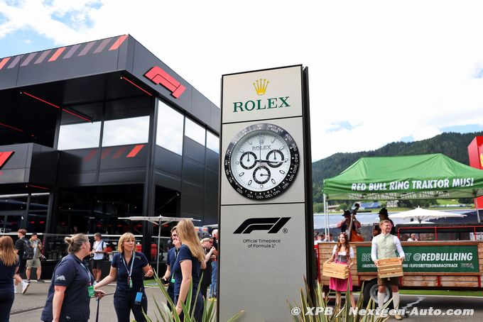 F1 space to lose major sponsor Rolex